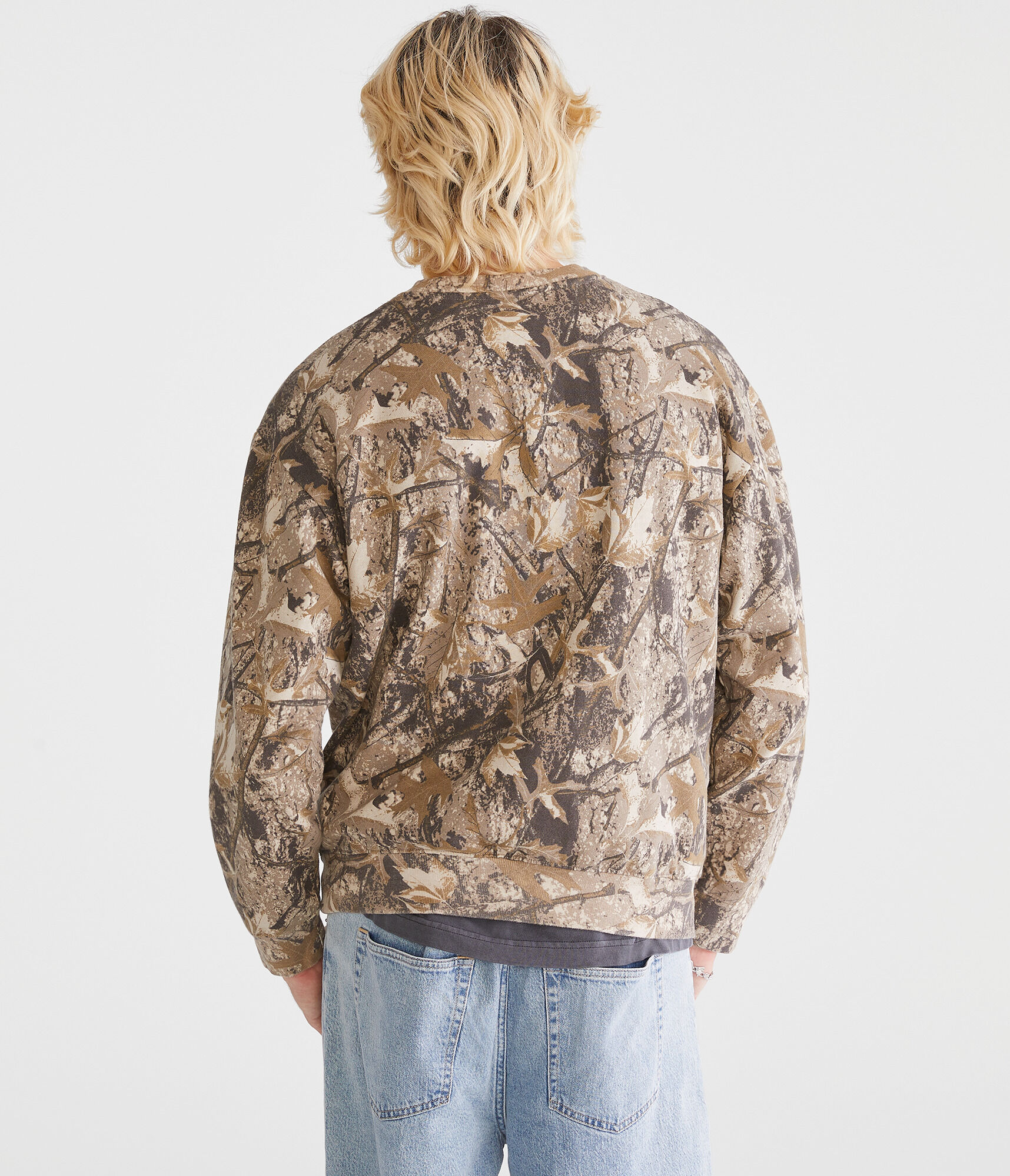 Bushwick Forest Camo Crew Sweatshirt