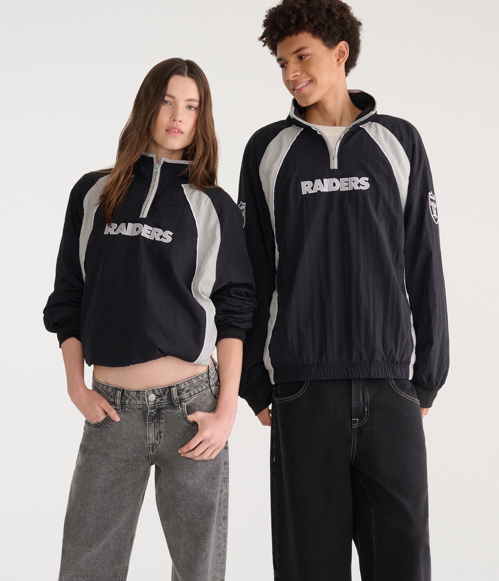 Las Vegas Raiders Quarter-Zip Track Jacket