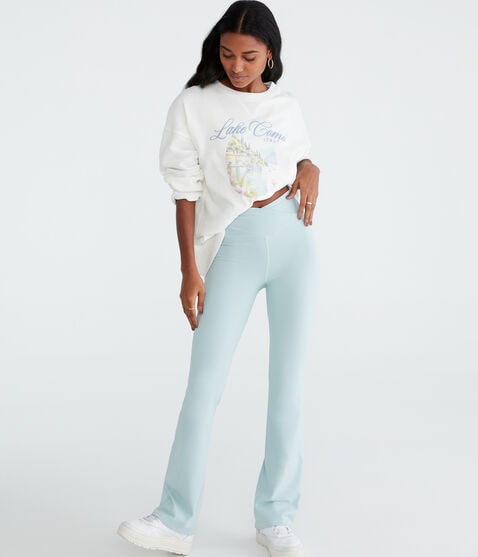 Air Soft High-Rise Crossover Bootcut Leggings Air Soft High-Rise Crossover Bootcut Leggings