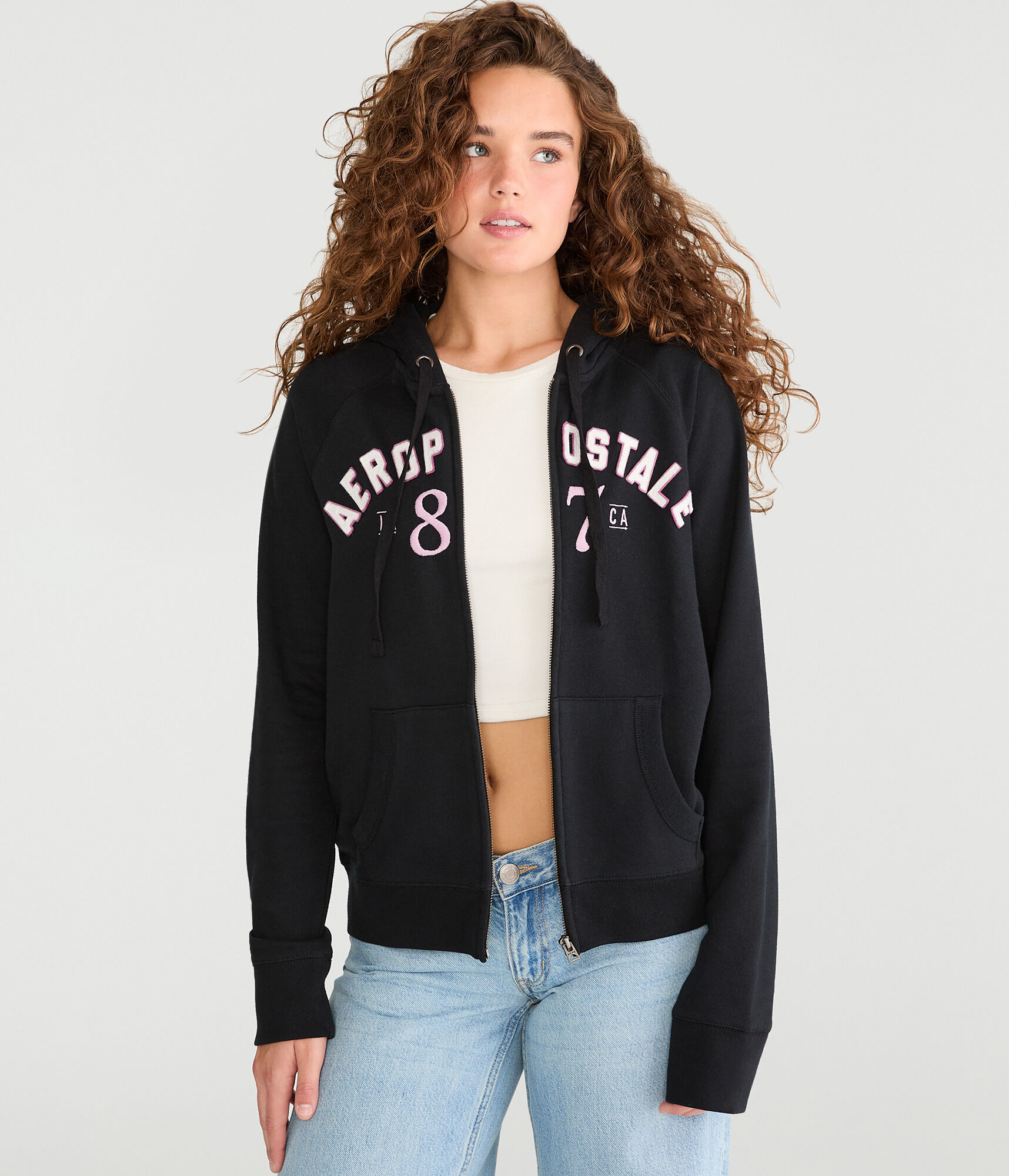 Aeropostale 87 Full-Zip Hoodie