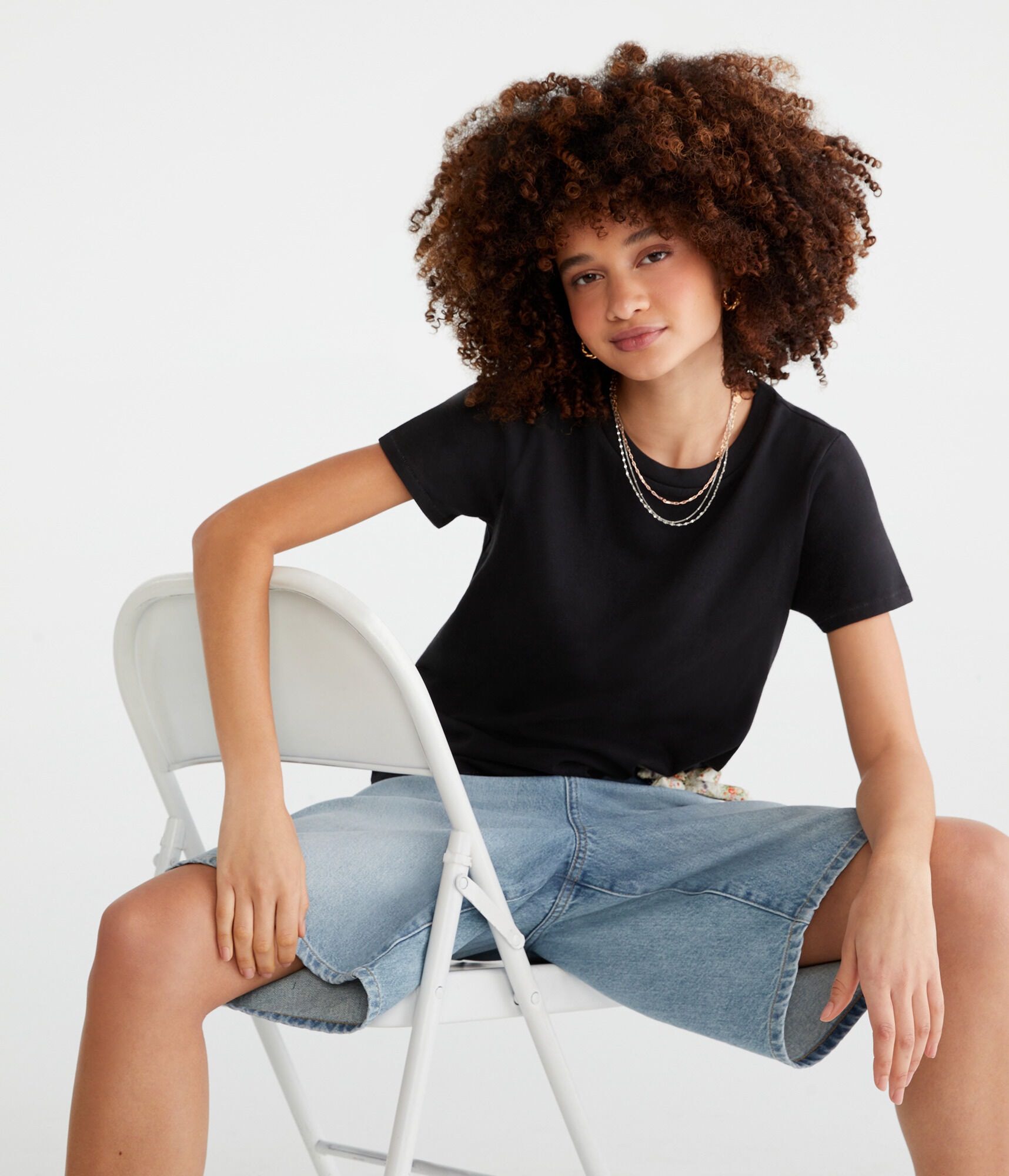 Washed Vintage Fit Crew Tee