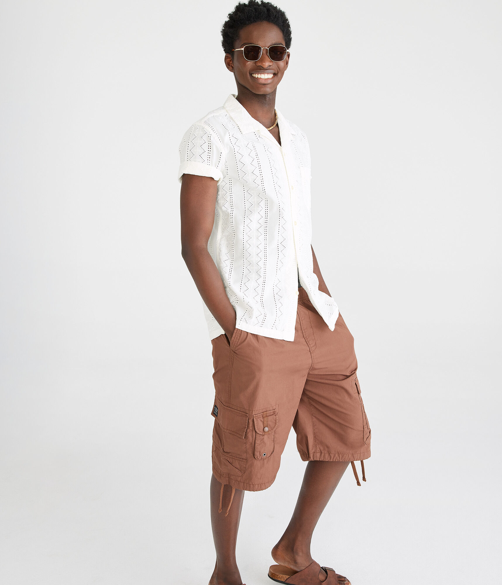 Geometric Textured Shirt