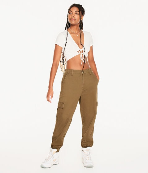 Double Tie-Front Crop Top Double Tie-Front Crop Top