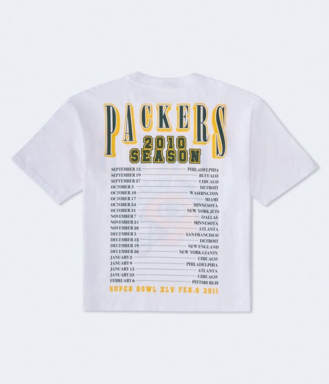 Green Bay Packers Super Bowl Boxy Graphic Tee Green Bay Packers Super Bowl Boxy Graphic Tee