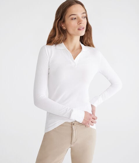 Long Sleeve Uniform Piqué Polo Long Sleeve Uniform Piqué Polo