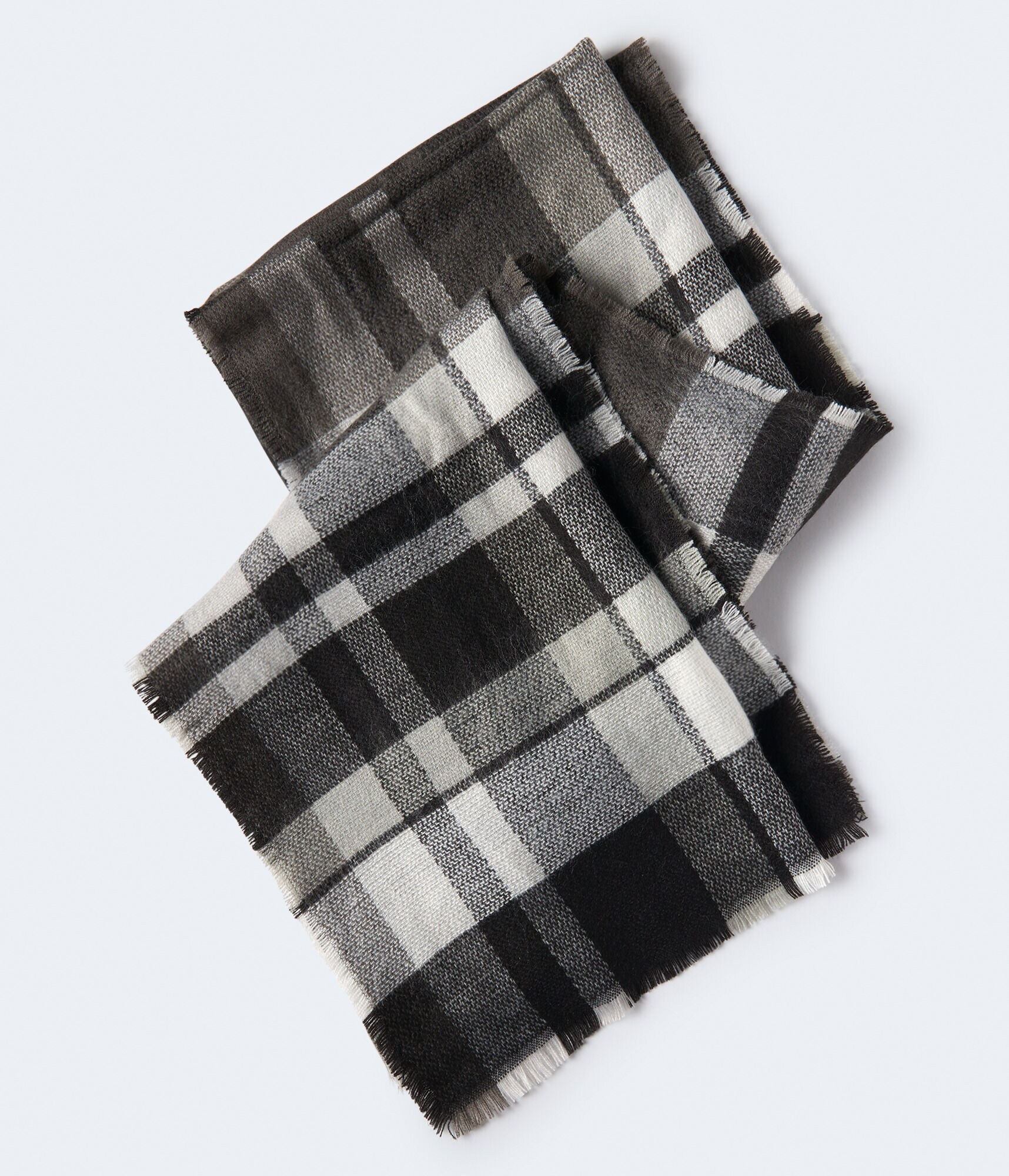 Plaid Woven Blanket Scarf