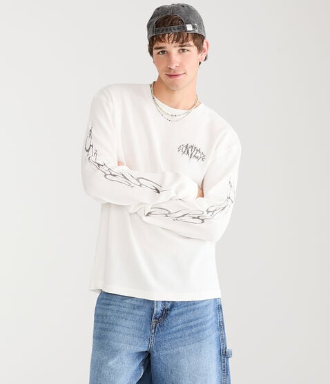 Long Sleeve NYC Thermal Crew Tee Long Sleeve NYC Thermal Crew Tee
