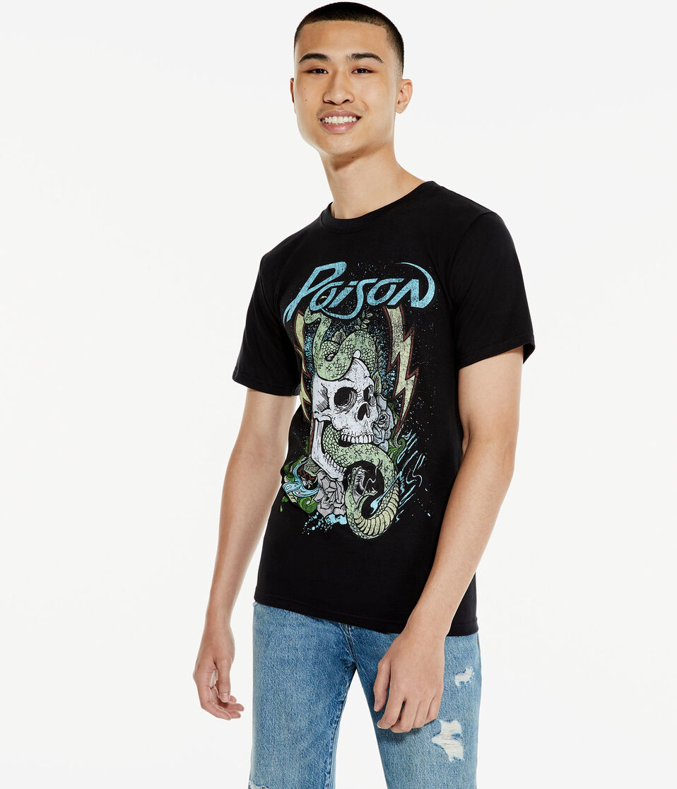 Poison Snake Skull Graphic Tee