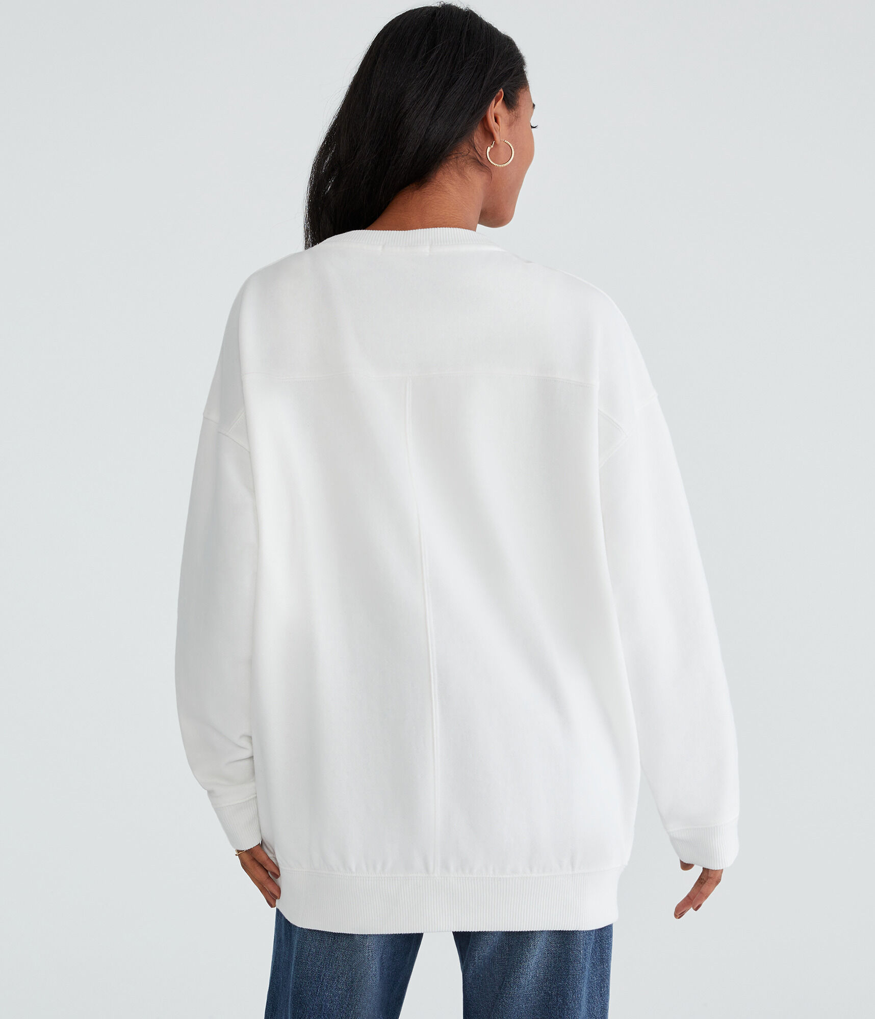 Lake Como Oversized Crew Sweatshirt