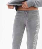 Aeropostale Block Logo Cinched Sweatpants