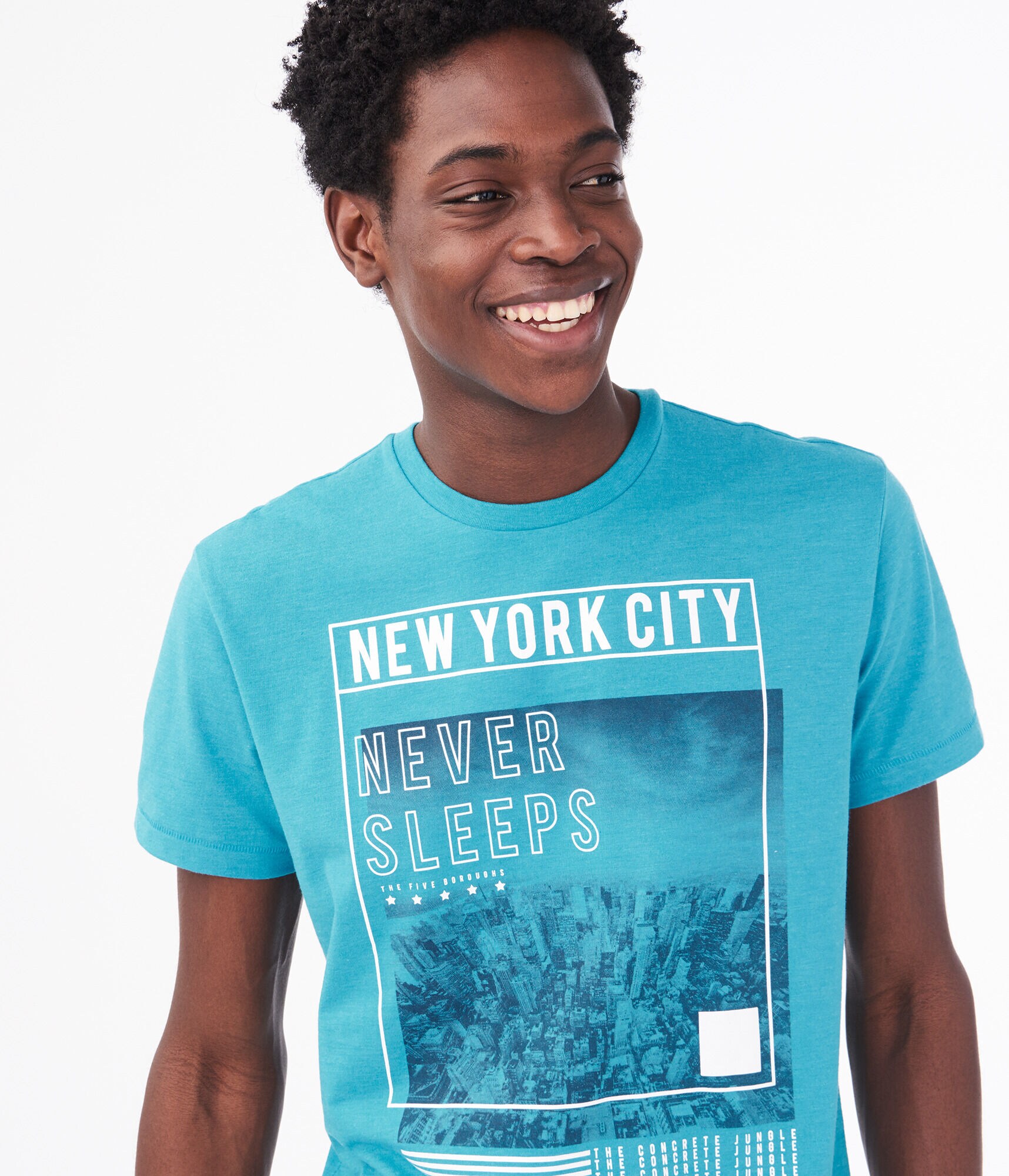 New York City Never Sleeps Graphic Tee