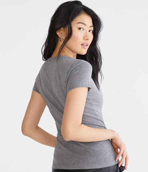 Aero NY Butterfly Flocked Graphic Tee