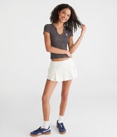 Seriously Soft Tulip Boots Notch-Neck Graphic Baby Tee