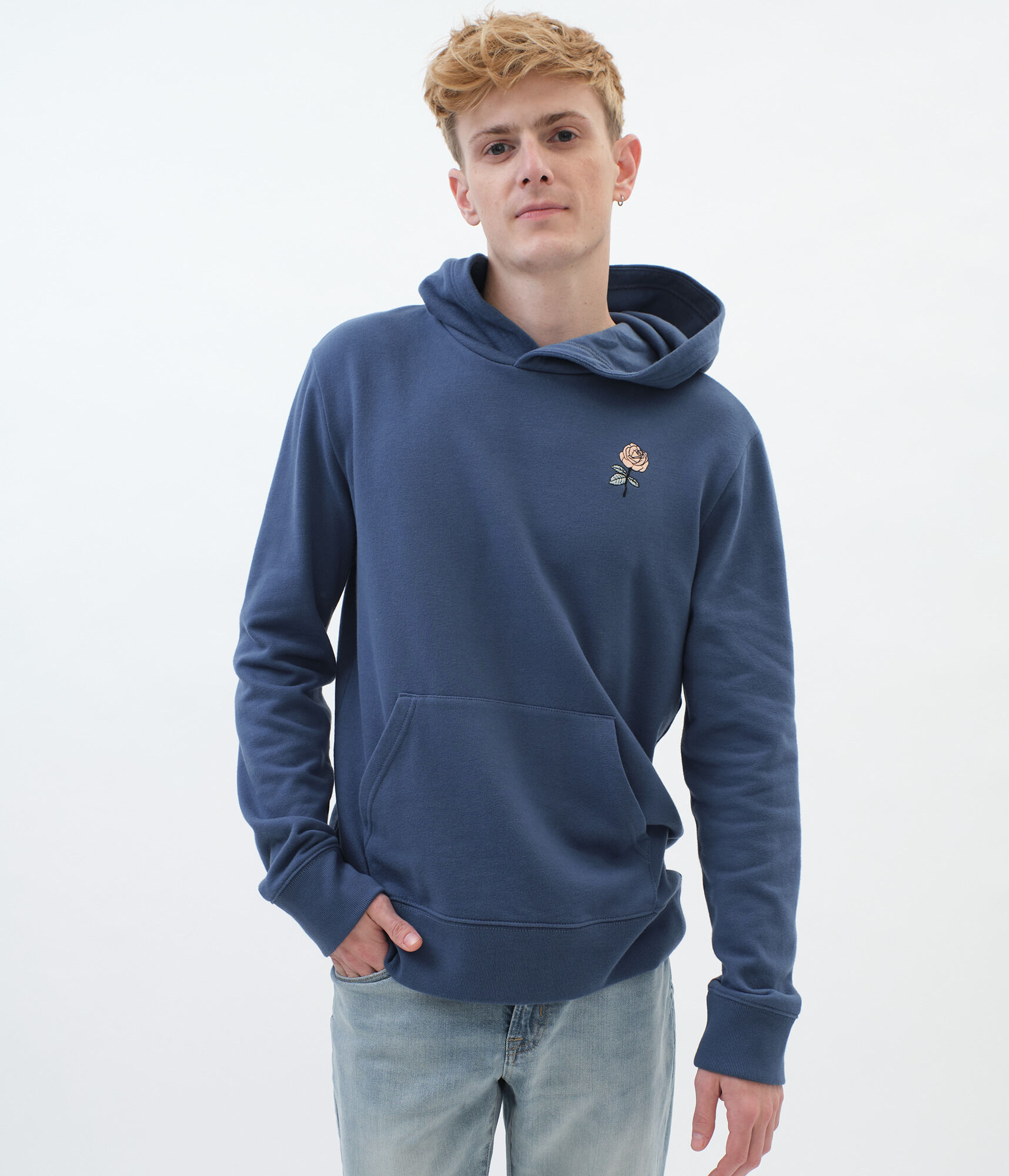 Rose Icon Pullover Hoodie***