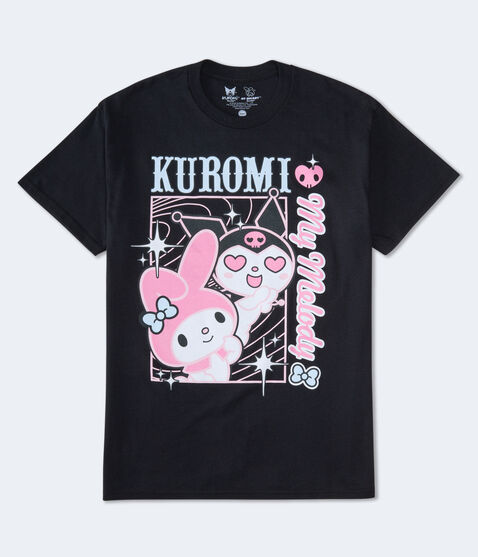 Kuromi My Melody Oversized Graphic Tee Kuromi My Melody Oversized Graphic Tee