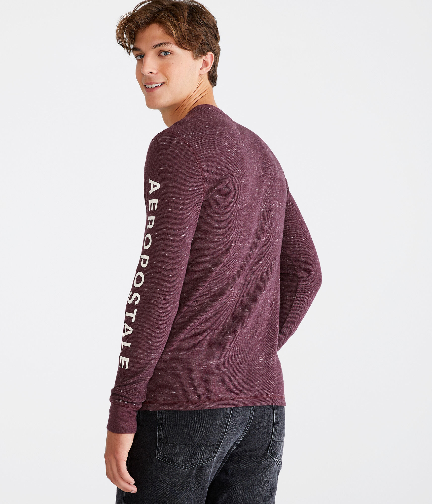 Long Sleeve Aero Graphic Thermal Tee