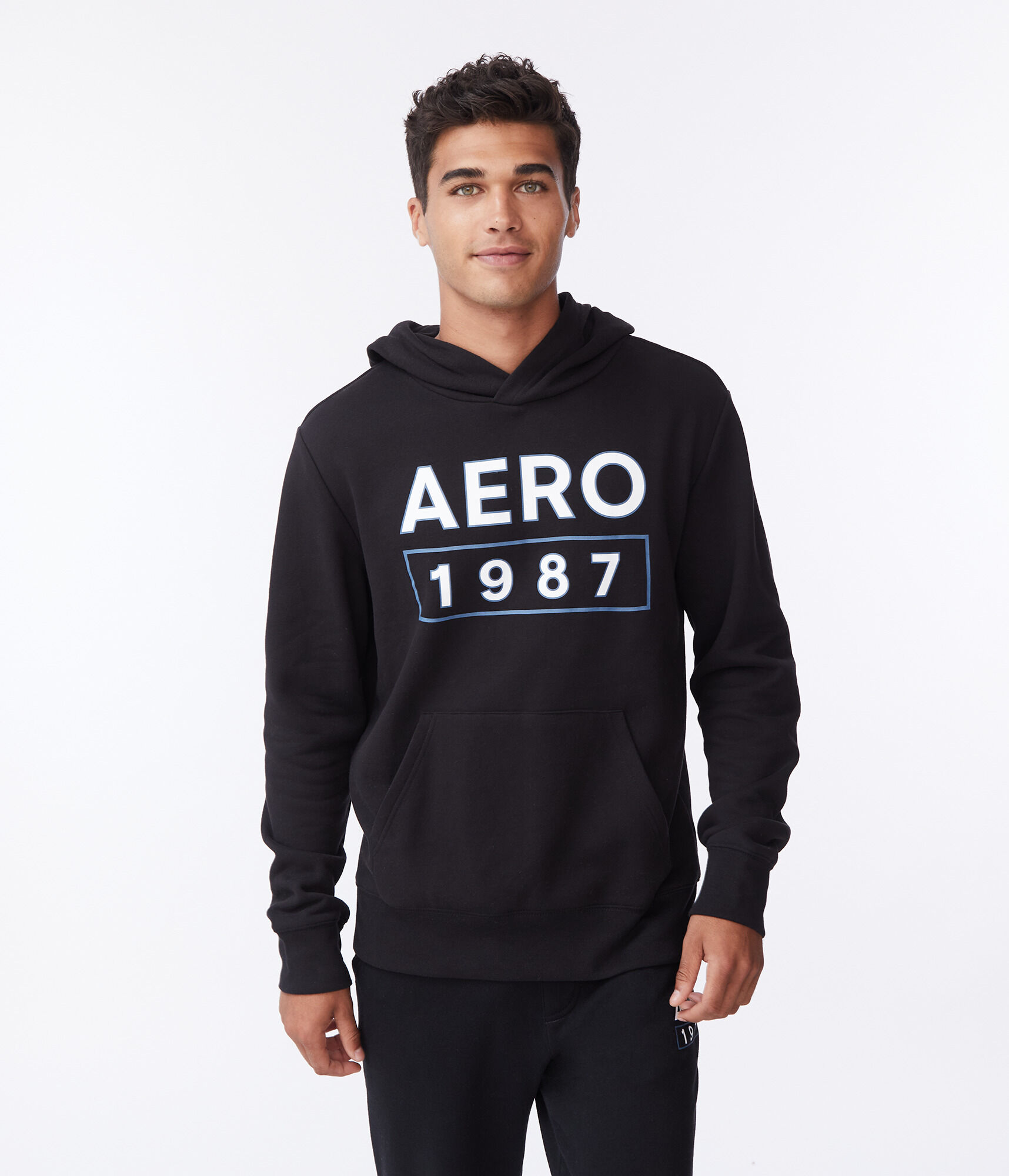 Aero 1987 Box Logo Pullover Hoodie