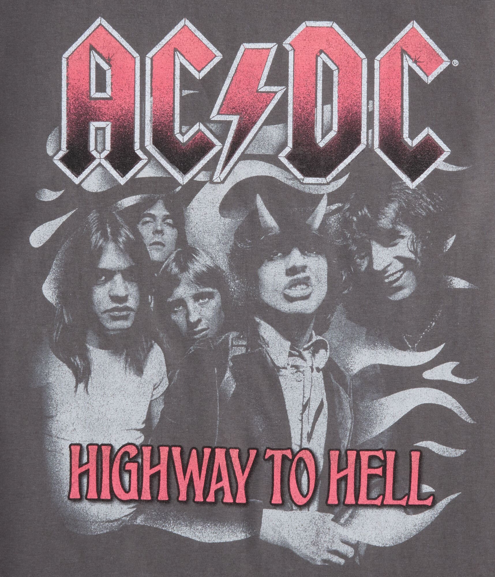 AC/DC Highway To Hell Oversized Graphic Tee