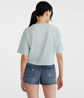 Cape Cod Tennis Cropped Boyfriend Graphic Tee
