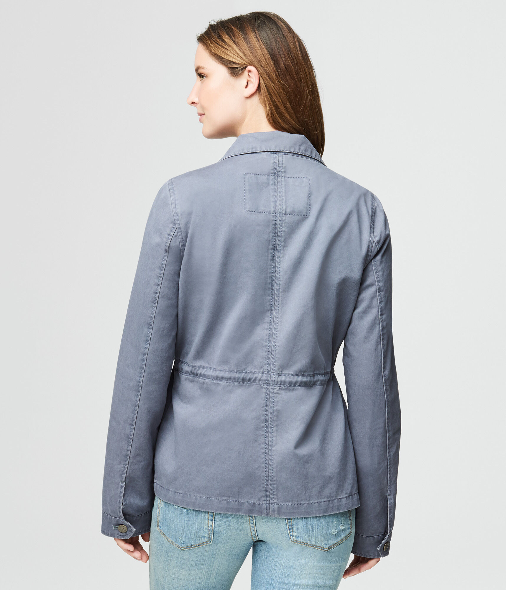 Lightweight Cinched-Waist Parka