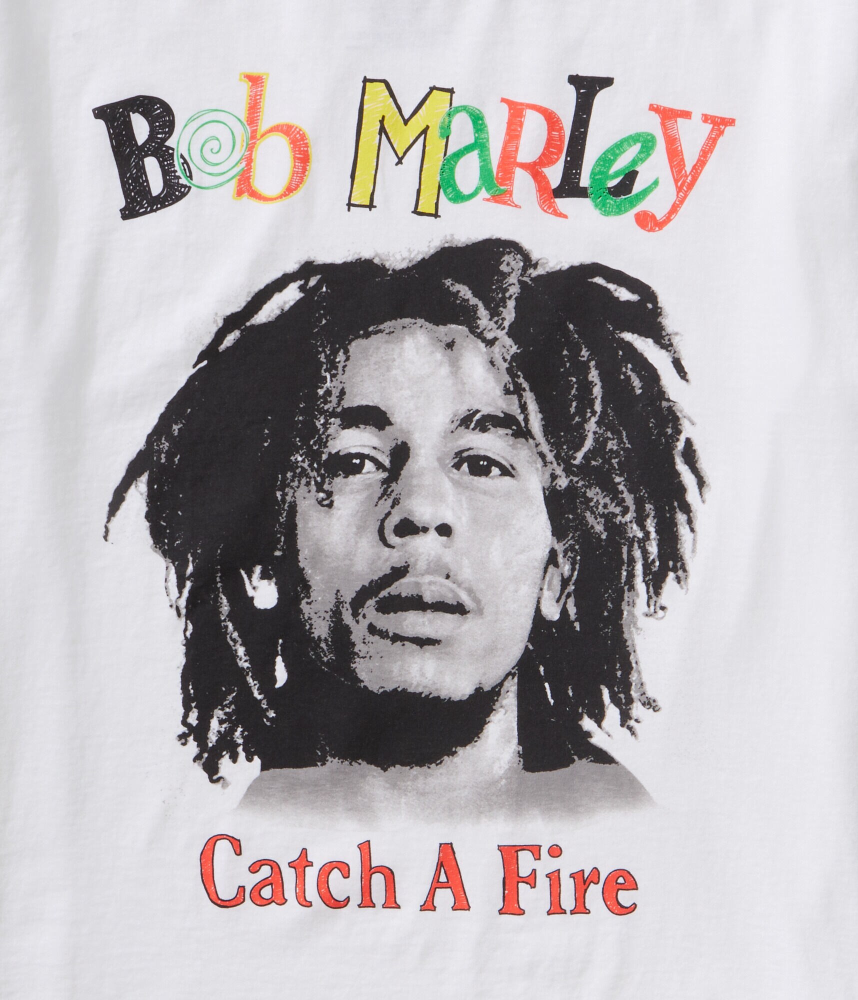 Bob Marley Catch A Fire Graphic Tee