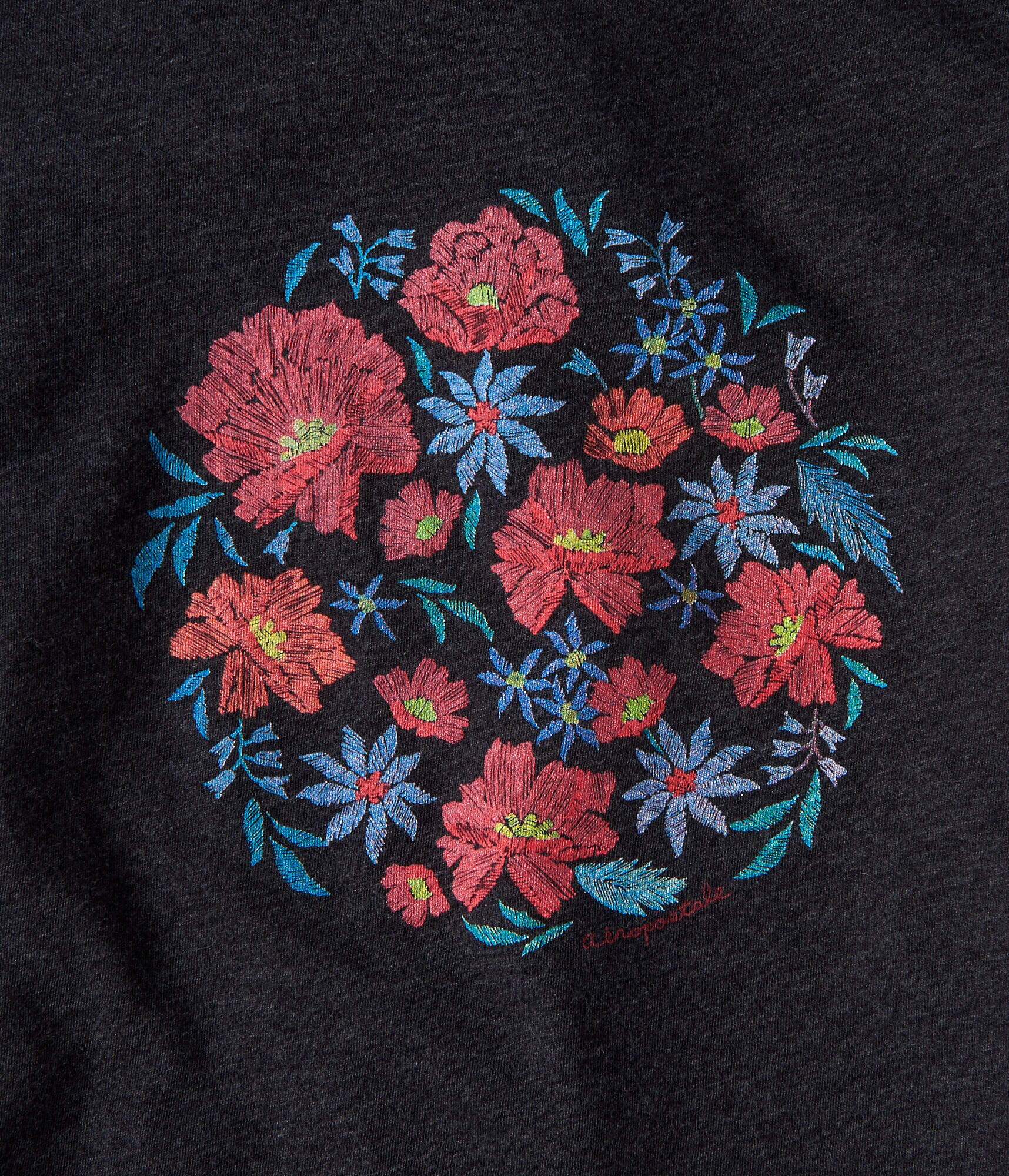Floral Circle Graphic Tee