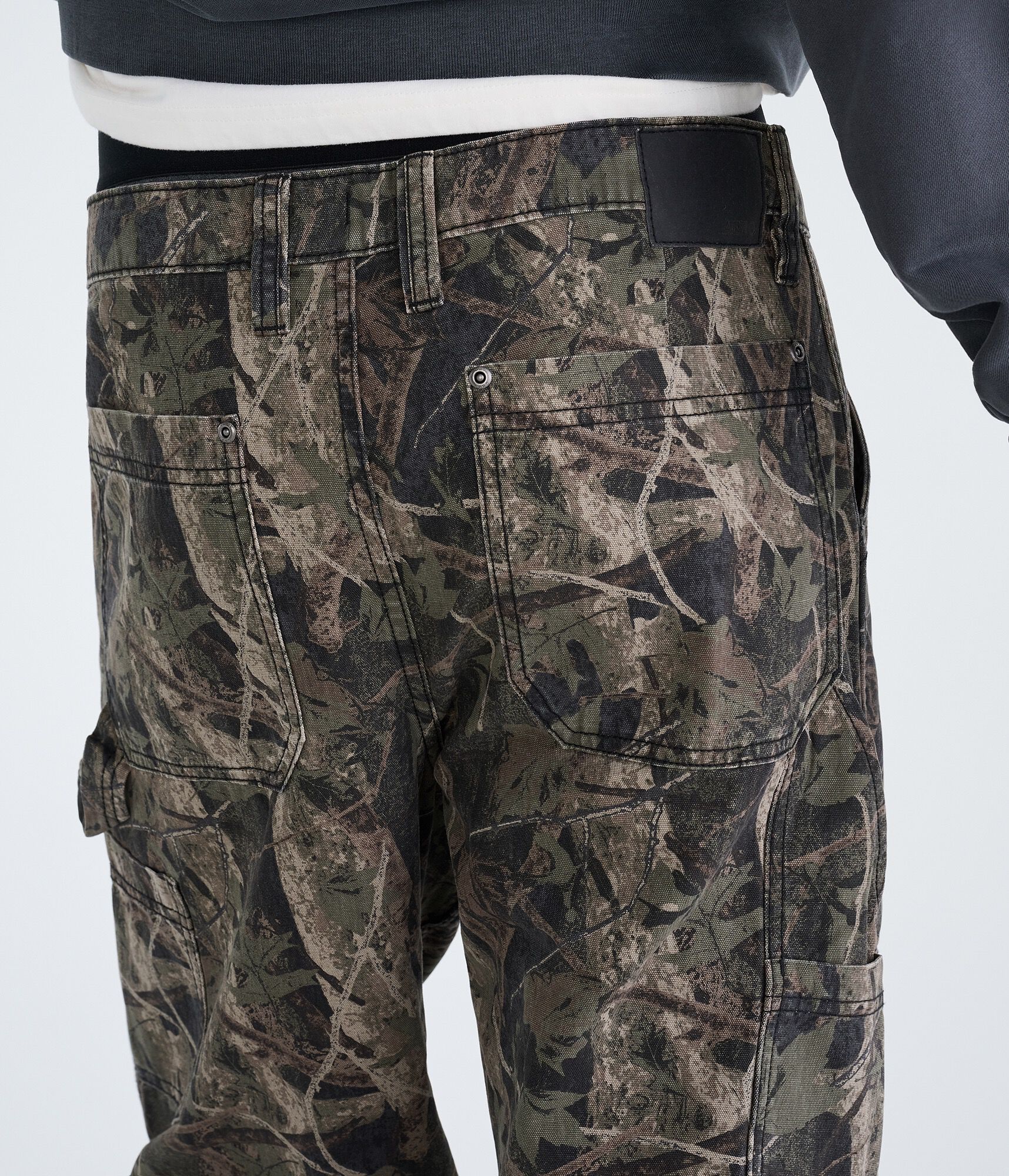Forest Camo Baggy Carpenter Pants