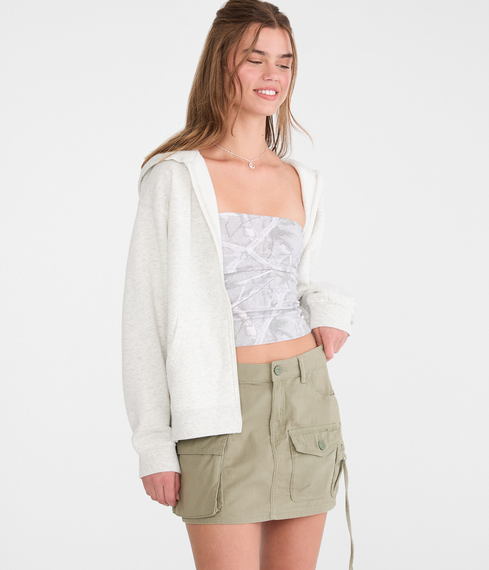 Cloud Soft Oversized Full-Zip Hoodie