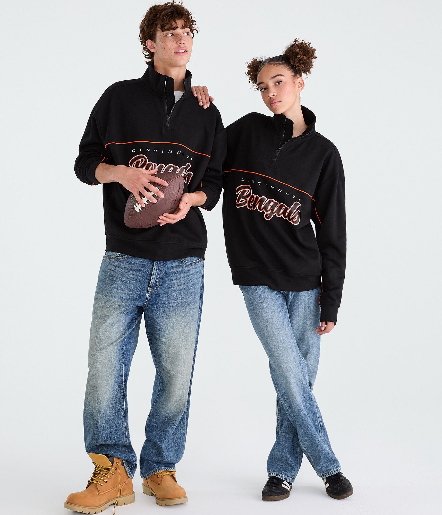 Cincinnati Bengals Quarter-Zip Sweatshirt