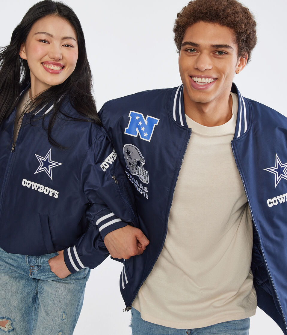 Dallas Cowboys Helmet Bomber Jacket - Main Image
