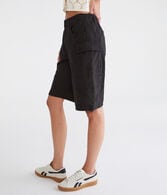 Twill Cargo Bermuda Shorts