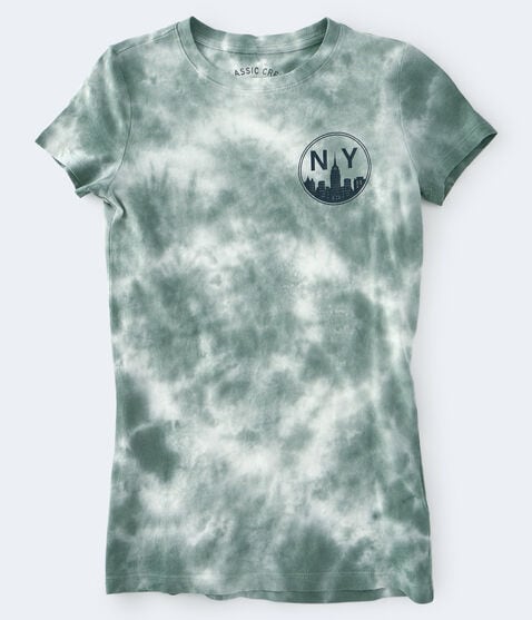NY Skyline Tie-Dye Graphic Tee NY Skyline Tie-Dye Graphic Tee