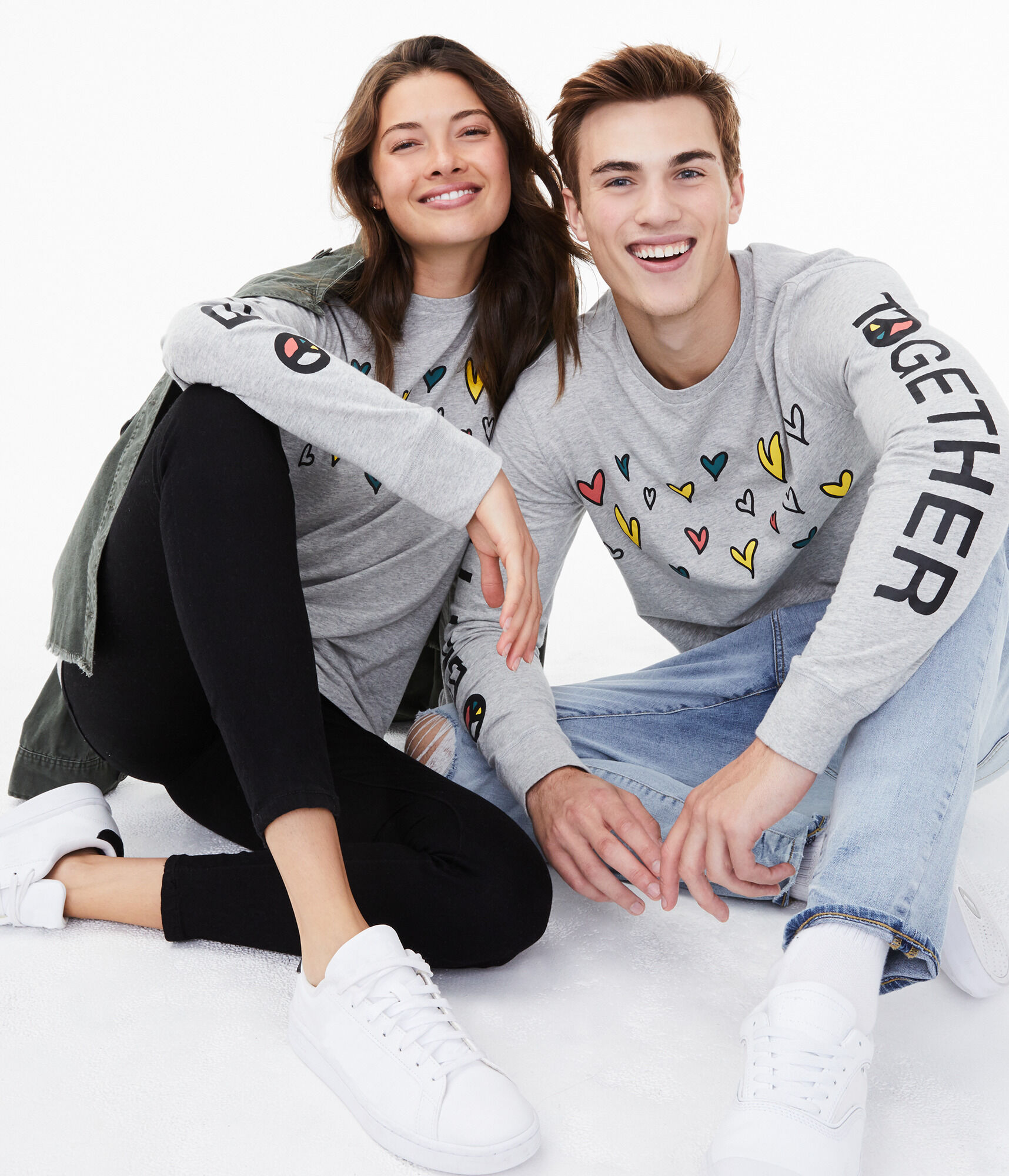 Long Sleeve Aero One Better Together Graphic Tee