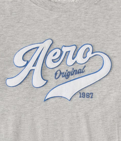Aero Script Appliqué Graphic Tee Aero Script Appliqué Graphic Tee