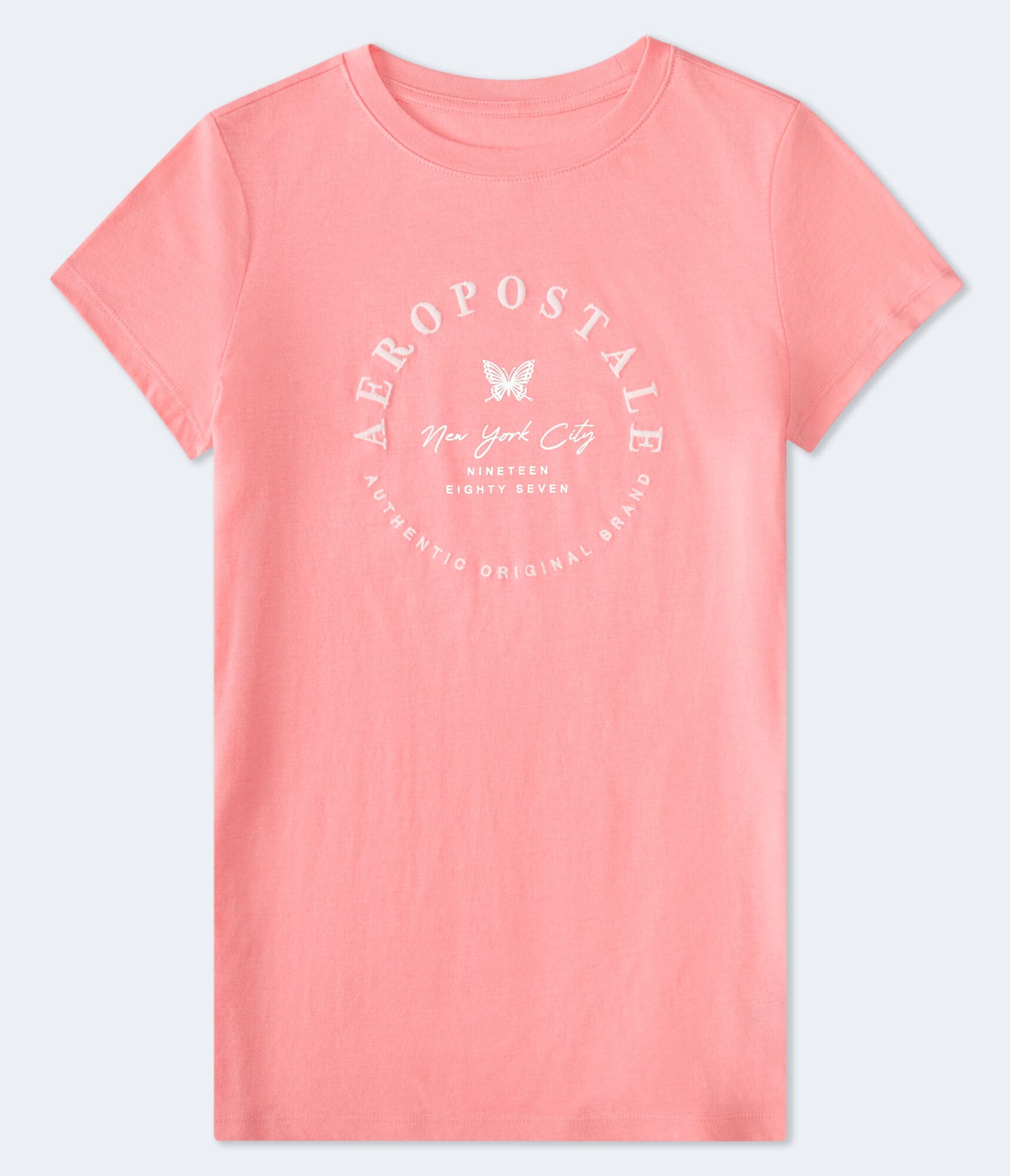 Aeropostale Butterfly Foil Graphic Tee