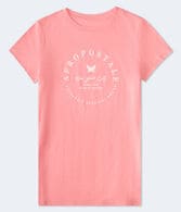 Aeropostale Butterfly Foil Graphic Tee
