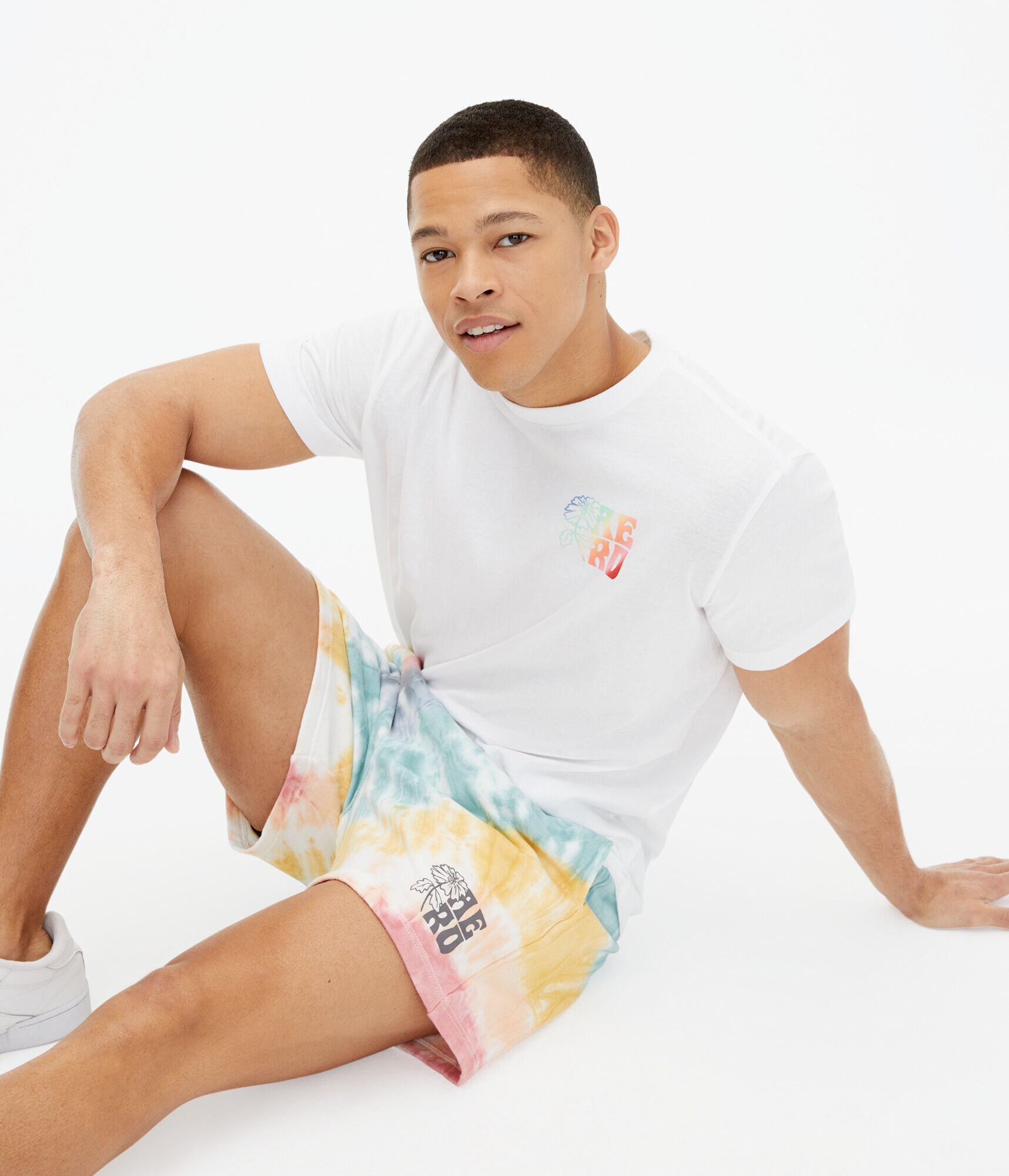 Aero Rainbow Flower Graphic Tee