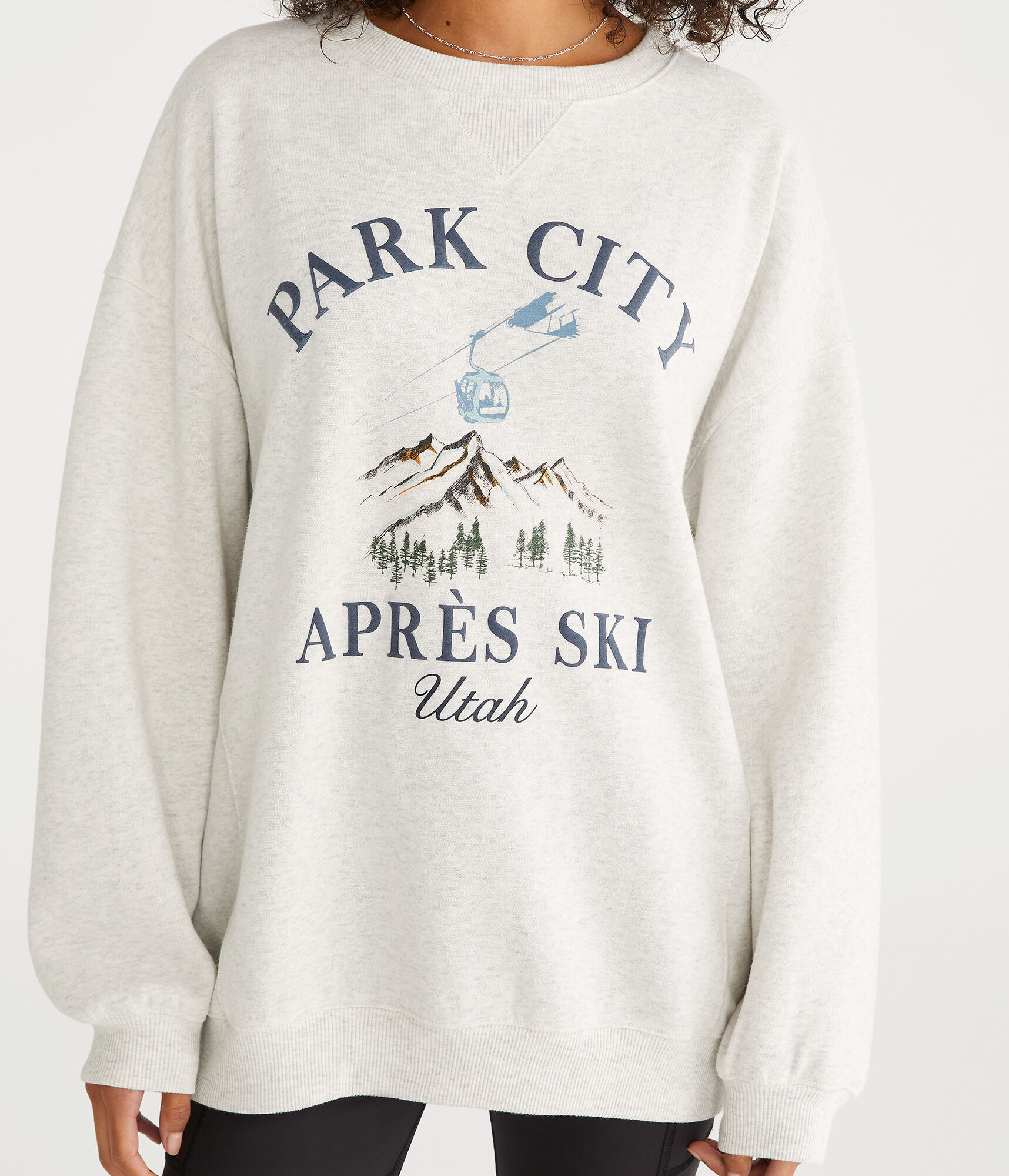 Park City Oversized Crew Sweatshirt