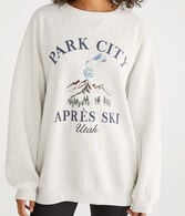 Park City Oversized Crew Sweatshirt
