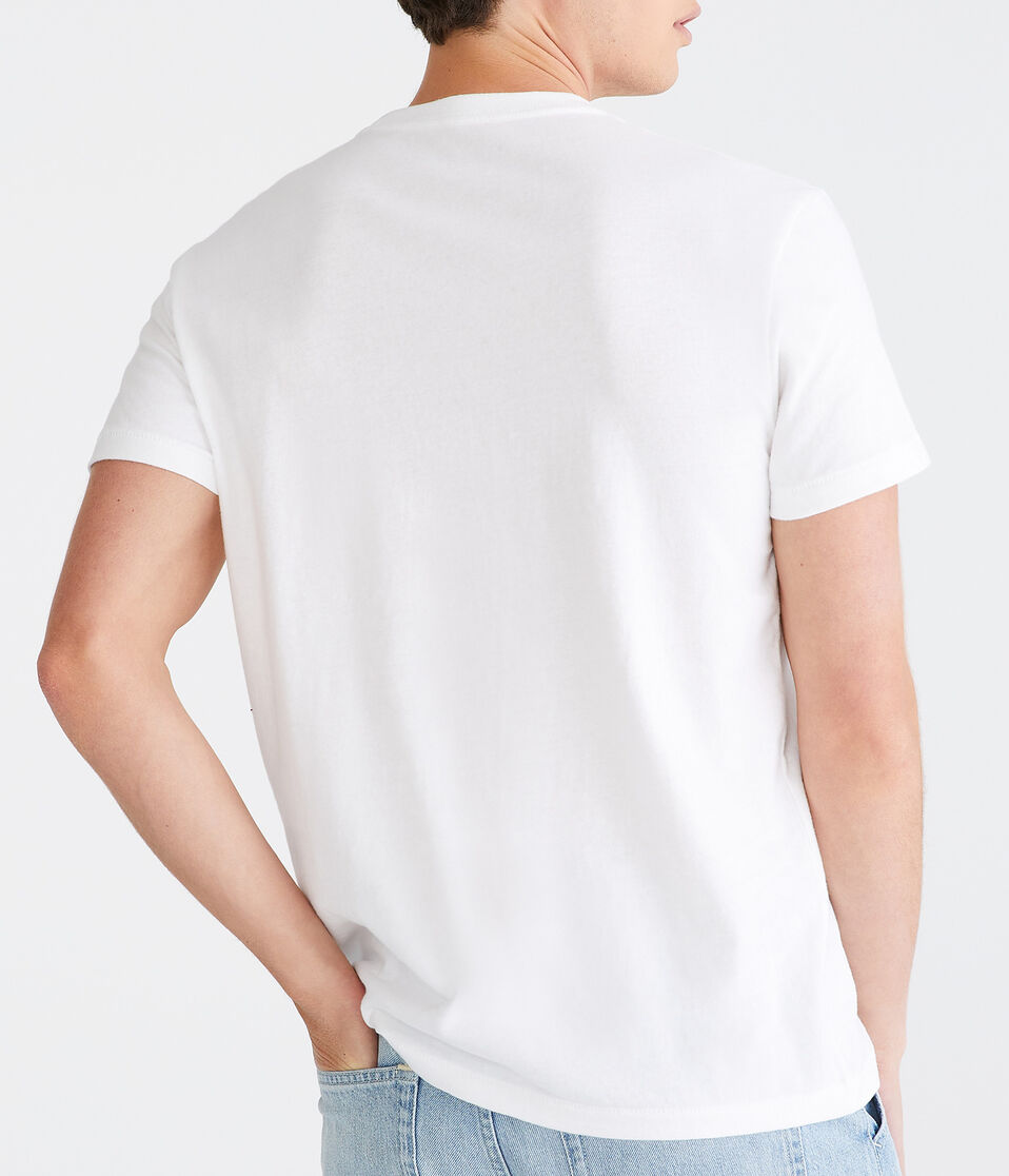 Aeropostale Floral Butterfly Graphic Tee