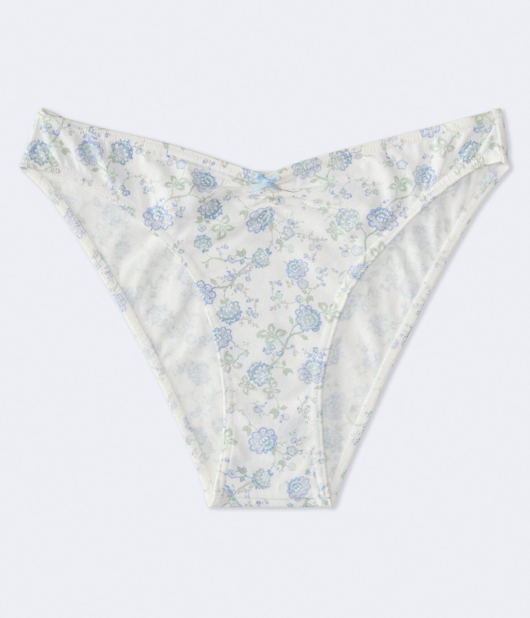 Floral High-Cut Cheeky