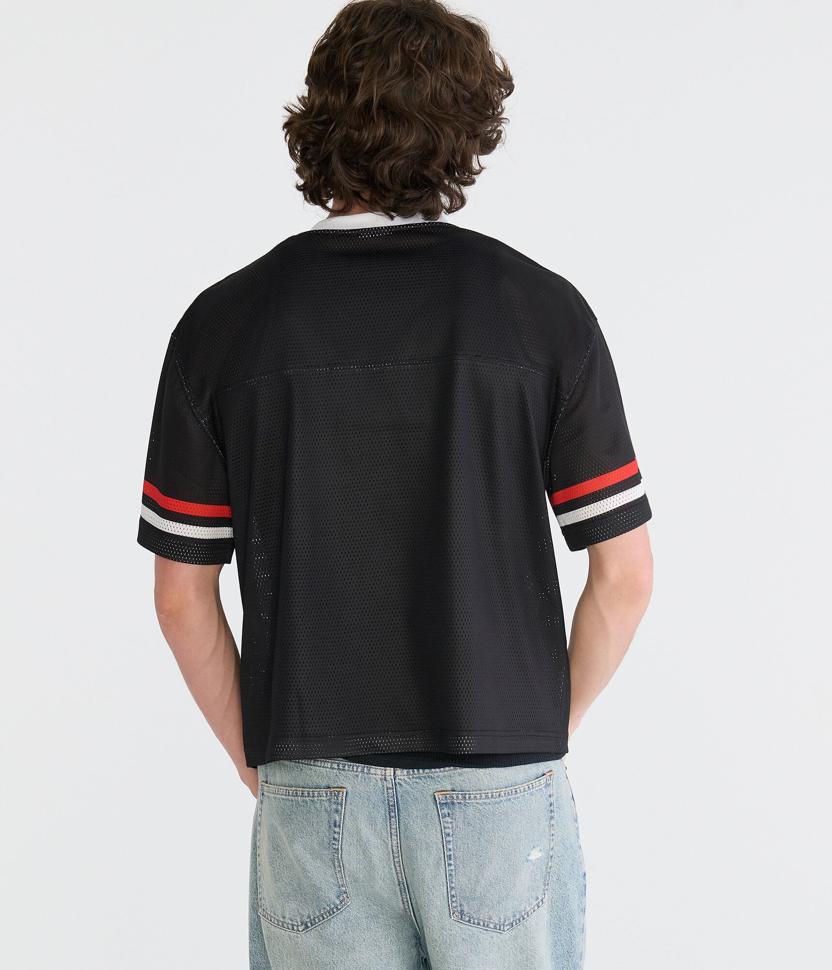 Formula 1&reg; Checkered Flag Boxy V-Neck Jersey