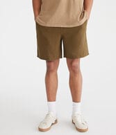 Solid Linen Shorts 7"