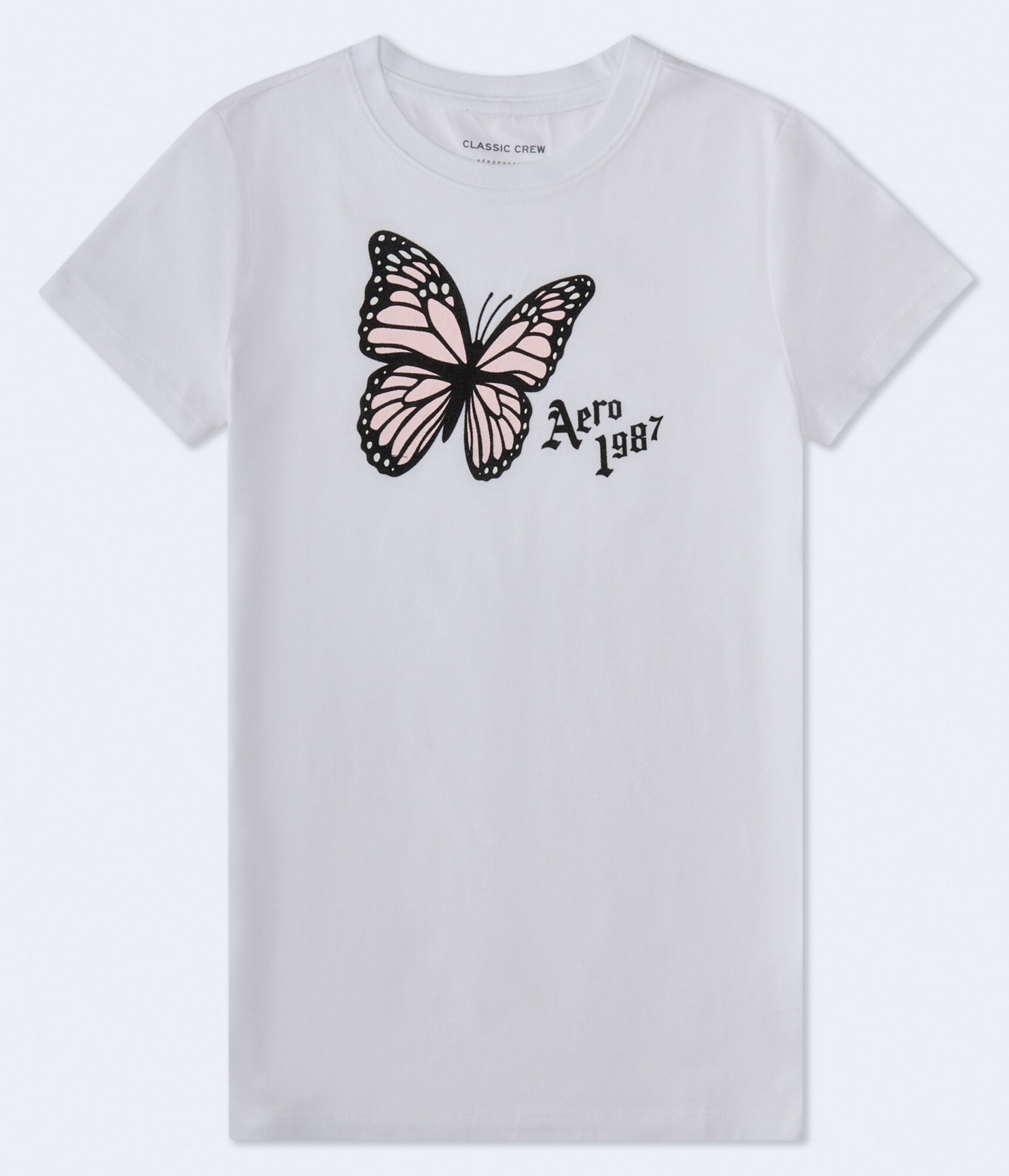 Aero 1987 Butterfly Flocked Graphic Tee