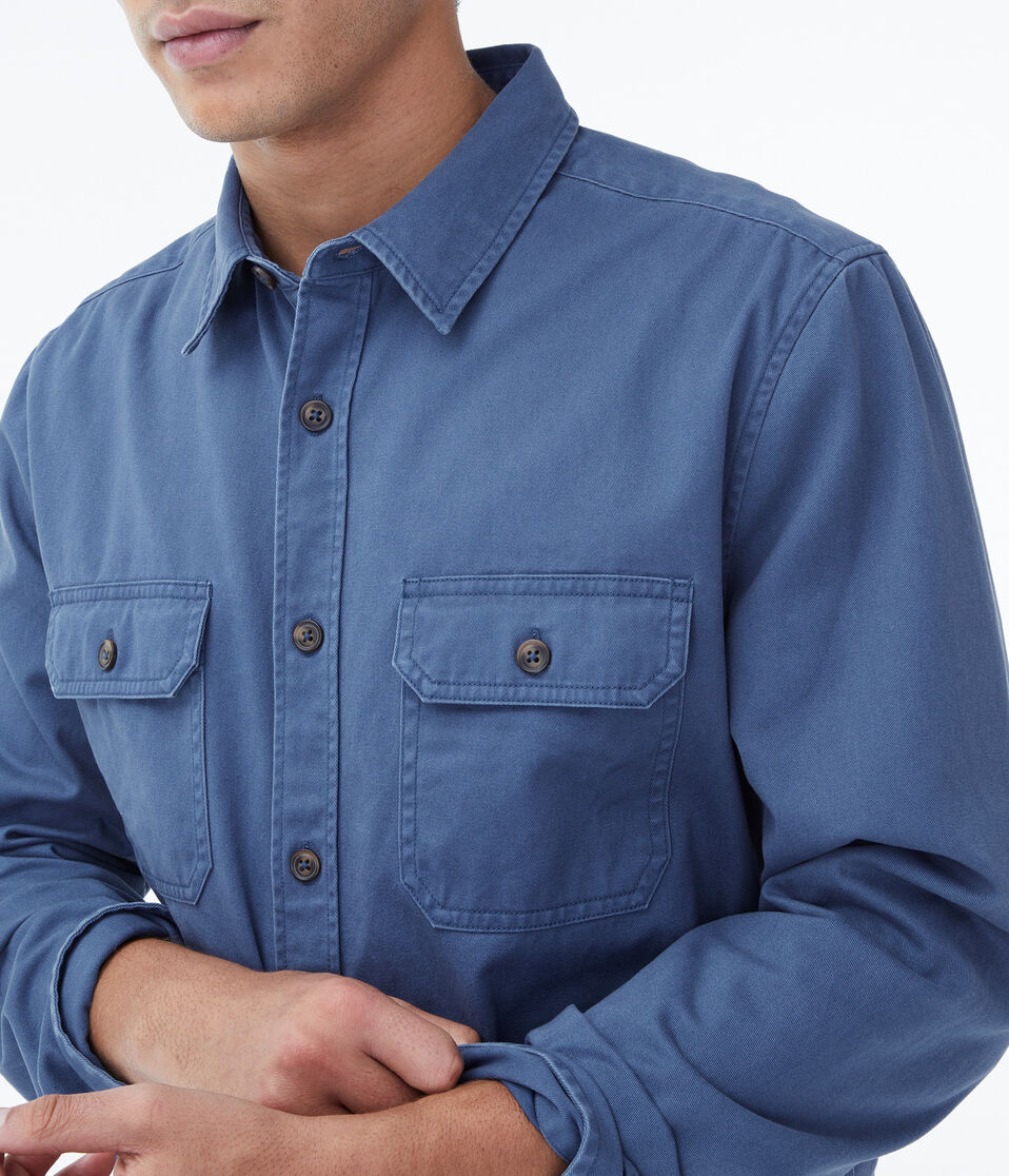 Long Sleeve Workwear Button-Down Shirt