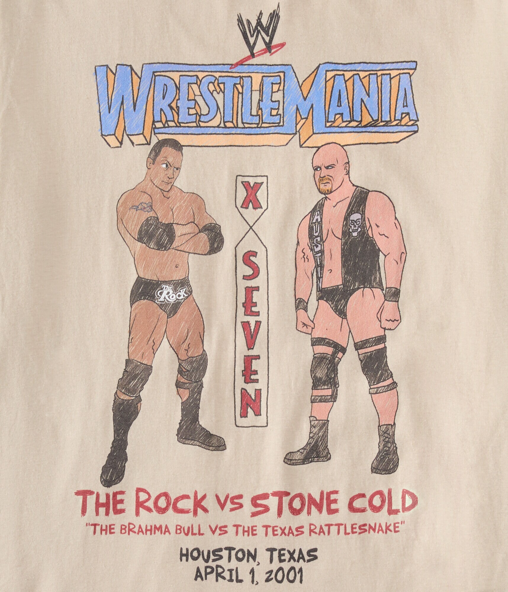 WWE WrestleMania Relaxed Graphic Tee