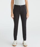 High-Rise Slim Twill Pants