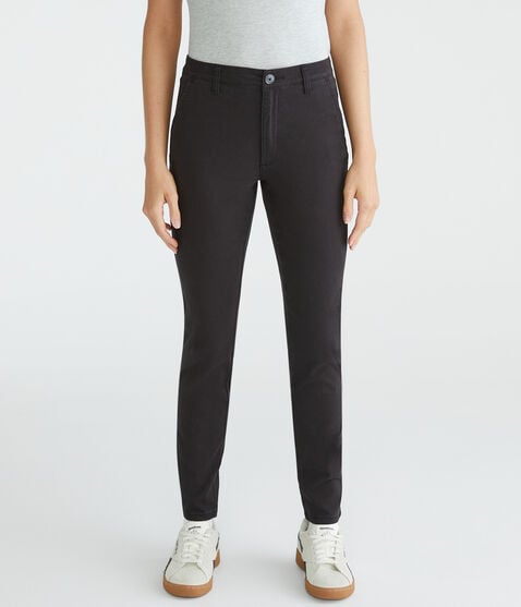 High-Rise Slim Twill Pants High-Rise Slim Twill Pants