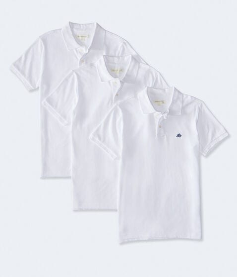 Eco A87 Logo Piqué Polo 3-Pack Eco A87 Logo Piqué Polo 3-Pack