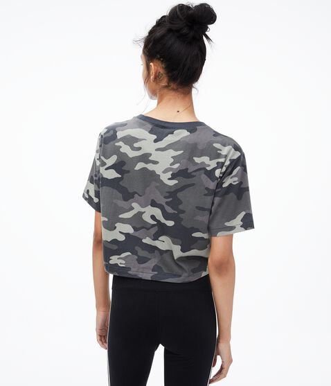 Camo Boxy Crew Tee Camo Boxy Crew Tee